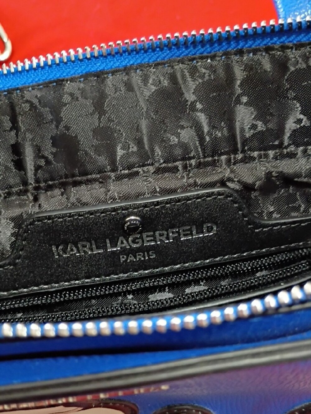 Karl Lagerfeld Black Logo-Accented Interior Tote - Picture 15 of 16